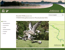 Tablet Screenshot of flusslandschaft-elbe.de